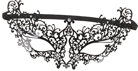 POPETPOP Masque de Visage pour Halloween Demi Masque Décoratif pour Style Unique pour Fêtes de Masquerade