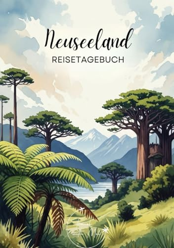 Neuseeland Reisetagebuch: Reisejournal Nordinsel - Plane deinen Neuseeland Urlaub. Notizbuch zum Ausfüllen deiner schönsten Reiseerinnerungen und ... als Geschenk für Reisende und Weltenbummler