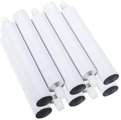 Amagogo 10 pezzi di tubetti vuoti per pittura a olio, tubo ricaricabile da 20 ml, flacone di imballaggio, tubetti vuoti comprimibili per dentifricio, colori a