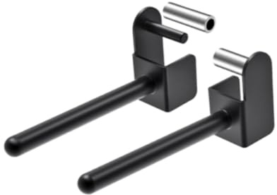 Amagogo Support pour Disques de Poids (2 Pièces) pour Racks à Squats, Support pour Disques de Poids, Accessoire de Rangement pour Salle de Sport à Domicile Po