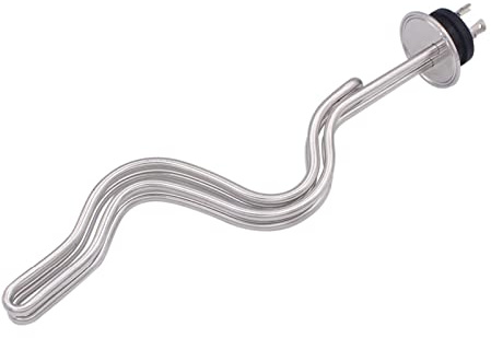 Heater 240V 5500W 2 Tri-clamp(OD64mm) Integrated Electric Immersion Water Heater Element With L6/30P Twist Lock Plug