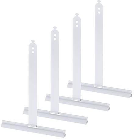 QUARKZMAN 4 pcs Ressort de Suspendu pour volet Roulant, à Lames Courtes, Ressort en Acier à Queue d'aronde pour la Suspendu de Stores enrouleurs, pour Clips de volet Roulant