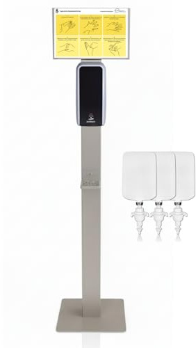 Blanc HYGIENIC Set Cosmos Sensor Desinfektionsstation Silber-Schwarz