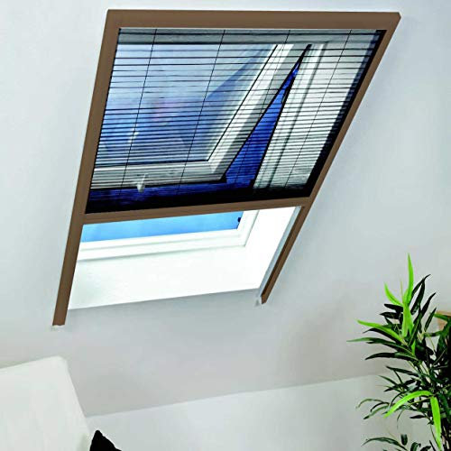 Insektenschutz & Fliegengitter Dachfenster Plissee-160x180cm-braun
