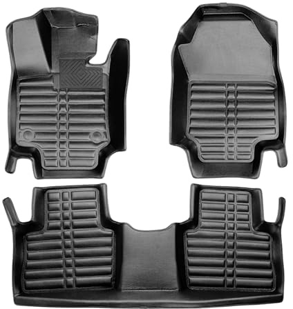 fussmattenprofi.com Auto Fussmatten Kompatibel mit Toyota RAV4 (5.Gen) Baujahr ab 2019 I 100% Passgenau Geruchlos Allwetter Fussraumschale I 5D Premium TPE Fußmatten Set