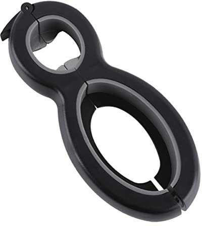 RETENA Apriscatole Manuale Multifunzione, Apri Coperchio Universale 6 in 1, cavatappi Senza Sforzo, Apri barattoli/Bottiglie/lattine ergonomici