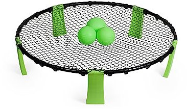 Livoo Unisex Jugend Kit de Roundnet Set, grün, Groß