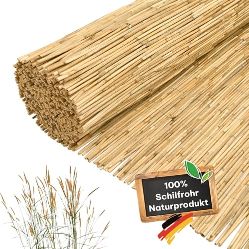 Coradoma Natte brise-vue en roseau disponible en 12 tailles, 160 x 300 cm, brise-vue en roseau pour balcon, jardin et terrasse, clôture naturelle