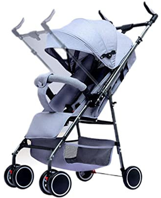ZONABSQQ Kinderwagen Kinderwagen, Kinderwagen für Kleinkinder, verstellbare Richtung des Kinderwagens, verstellbare Rückenlehne und Überdachung, Einstellgriff Komfort und Sicherheit