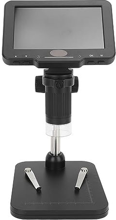 5-Zoll-Digitalfernrohr mit 1000-facher Vergrößerung, Hochauflösendes 1080P-Elektronikfernrohr für Erwachsene mit 8 Einstellbaren LED-Leuchten, Kompatibel mit
