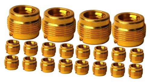 JOINPAYA 2sets Mikrofonständer-gewindeadapter-kit 5/8 Auf 3/8 Buchse Adapter Für Mikrofonzubehör 10 Stück * 2