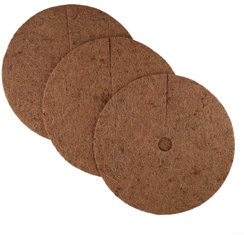 Allthingstore Disques de paillage en fibre de coco - Protection naturelle pour pot de fleurs - 30 cm