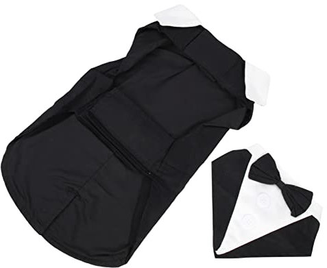 HEMOTON Smoking Für Hunde Smokinganzug Für Haustiere Haustierkostüm Formelle Kleidung Für Kleine Hunde Hochzeitsanzug Für Ornament Für Anzug Für Welpen Haustierkleidung Eleganter