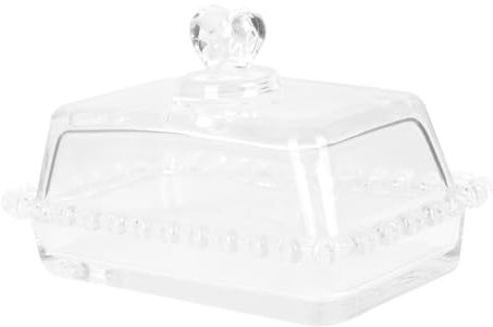 UKCOCO Plateau à Gâteau Créatif Avec Cloche Protectrice Rectangulaire Plateau à Dessert Antidérapant Pour Stockage Alimentaire Et Présentation Conviviale