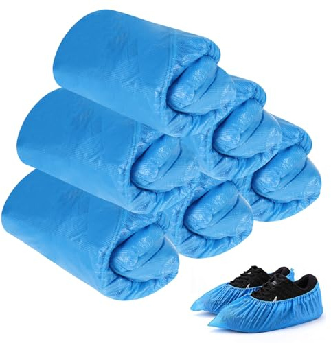 Schuhüberzieher Schuhüberzieher Einweg Überzieher Schuhe Überziehschuhe Wasserdicht Schuh Überzieher Einweg Überschuhe Robuste Shoe Covers Disposable für Haushalt Labor Bau Garten Fabrik 100 Stücke