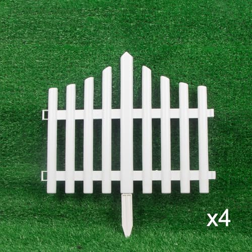 Bordure de bordure de paysage, clôture de jardin en PVC durable pour cour, pelouse, terrasse, décoration extérieure