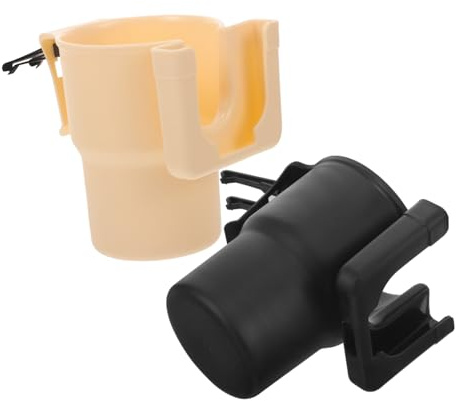 Healifty Portabicchieri Per Auto 2 Pezzi Portaborraccia Per Auto Contenitore Multifunzionale Per Bocchette Aria Compatto Facile Da Pulire