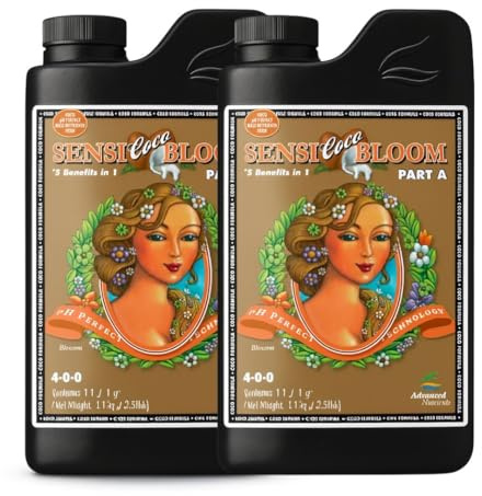 Weedness Advanced Nutrients pH Perfect Sensi Coco Bloom A&B 1 Liter - Pflanzendünger Grow Anbau Indoor Tomaten Rasen Orchideen