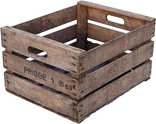 Fruktlådor Rolf från Altes Land vinlådor fruktlådor trälådor äppellådor mycket gamla vintage shabby lådor