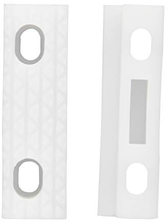 Utoolmart Vise Jaw Bench Vise Plastic Chin for Metal Vise Long Pad Vise Jaw Pad Vise Protective Strip Pair Durable Bench Vise Soft Jaw Pad Vise Jaw Woodworking Tool White Plastic 6Pcs