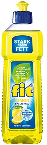 fit Geschirrspülmittel Lemon, flüssig, 0,5 l