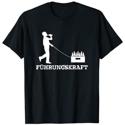 Führungskraft Bollerwagen Bier Löten Vatertag Männertag T-Shirt