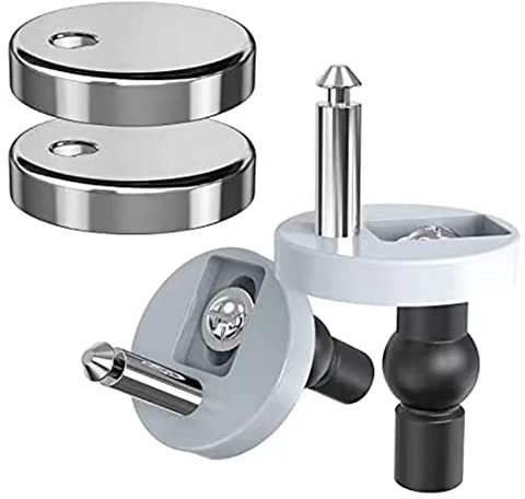 SCJJZ 2 pezzi viti per sedile del water, cerniera per copriwater fissaggio sedile WC coperchio WC coperchio in acciaio inox WC parti di riparazione sedile WC accessori