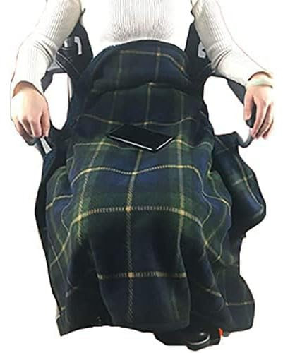 Joyfitness Winter Rollstuhl schlupfsack,Winter Rollstuhldecke für Erwachsene,Shawl Vielseitiger Freizeitdeckenmantel, Warme ​Kniedecke für Den Beinschutz des Patienten