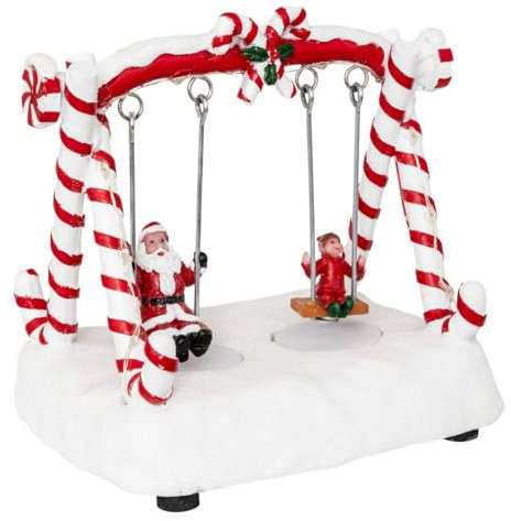 Atmosphera - Village Lumineux balançoire 11 LED h.16cm