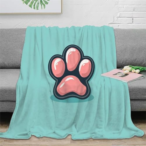 Haustier Hund Kuscheldecke Decke Fleecedecke Flauschig Weich Und Warme, Niedlich 3D-gedruckte Wohndecke Sofadecke Couchdecke Für Teens Erwachsene 70x80inch(180x200cm)