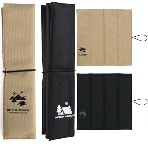 MHwan Sitzkissen Outdoor, 2 Stück Thermo und Wasserdicht Sitzunterlage Outdoor Kinder Erwachsener, Warm, Weich und Bequem Outdoor Sitzkissen Faltbar, mit 2 Aufbewahrungsbeuteln, Maschinenwaschbar