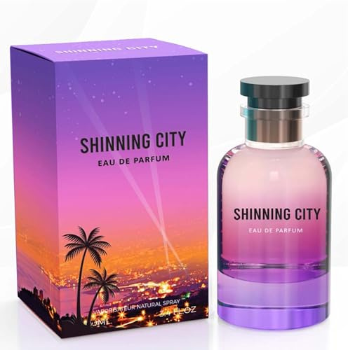 Shinning City Eau de Parfum 100ml – Fresh & Invigorating Fragrance with Yuzu, Neroli, Rosemary, Thyme, Sand, Cloves, Pink Pepper & Cypress, Long-Lasting & Luxurious Scent for Everyday Wear