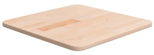 ShGaxin Tablero de Mesa Cuadrada Madera de Roble sin Tratar 40x40x1,5cm, Tableros para Escritorios, Tableros para Mesas De Comedor - 342914