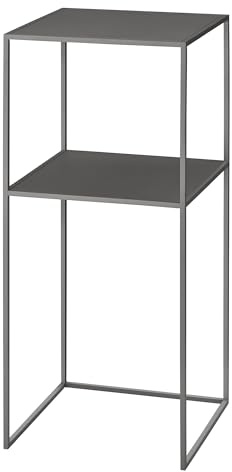 Blomus Fera Decorative Stand, Steel Grey, Flower Stand, Grey, 35 L x 35 W x 80 H cm, Steel Plant Stand