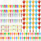 Noise Makers for Sporting Events, 156Pcs Party Favors - 42Pcs Hand Clappers, 42Pcs Maracas, 24Pcs Whistle Necklaces, 24Pc Blowouts Noisemakers, 24Pc Fringed Party Blowers for Cheering & Celebration