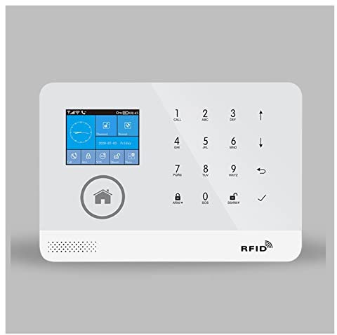 Système de sécurité Domestique Maison de sécurité de système d'alarme de Tuya avec des capteurs de Mouvement de Carte de RFID App Control(A..)