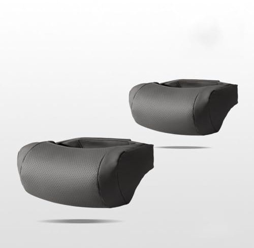 Ygjuetd Paar Auto-Kopfstützen-Kissen,Auto-Nackenstützkissen,Autositz-Zubehör,für Volvo V60 Sensus Connect,D-Black Pair