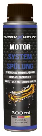 WerkXheld Motor-Innenreiniger 300ml – Hochwirksame Motorspülung für Benzin & Diesel Motoren | Entfernt Ölschlamm, Verkokungen & Optimiert Motorlauf | Dichtungsschonend