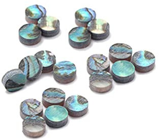 LLINthy Creatore di intarsi per tasti in madreperla, 3 x 2 mm, per tastiera di chitarra, confezione da 20
