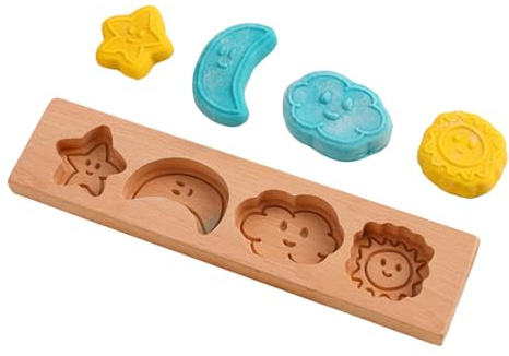 Cookie Molds Wood Safe Cute Shape Wood Baking Tool