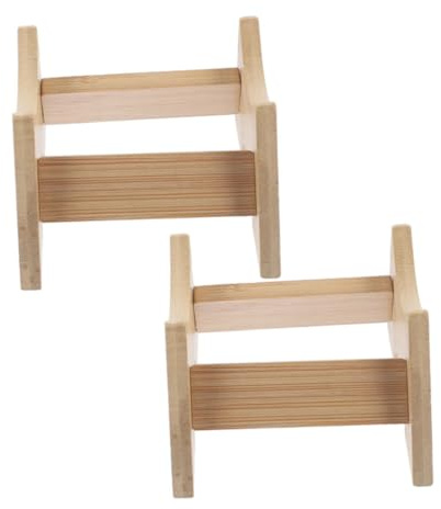 Cabilock Soporte Dispensador De Bebidas Madera 2 Piezas Base Estable para Barriles y Jarras Multifuncional para Hogar, Bar y Cocina