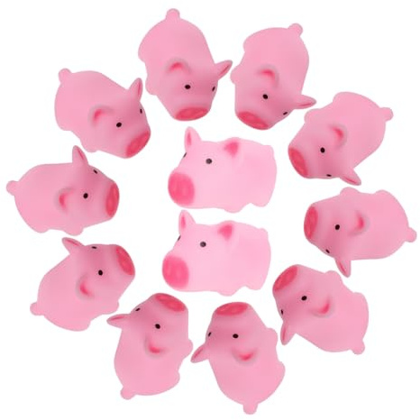 minkissy 20stücke Simulation Schwein Quetsch Spielzeug Stress Relief Quetschschwein Kniffliges Spielzeug Geschenk Quetschspielzeug Süß Und Lustig Elastisch Tragbar Für Junge Mädchen Und Erw