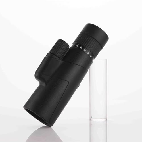 Wodsty Telescopio monocular de aumento variable 618X para observación de aves con lente de objetivo grande y revestimiento Fmc para smartphone para fotografía, color negro