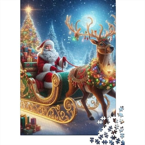 Deer Puzzle À 1000 Morceaux Papier Épais Santé Cerf Puzzle Familial Parents-Enfants Activité Lien Familial Heures Divertissement Garanties 38x26cm/1000pcs
