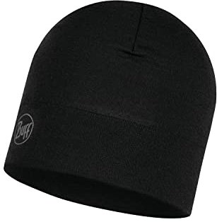 BUFF® Merino Midweight Mütze Schwarz Unisex Erwachsene