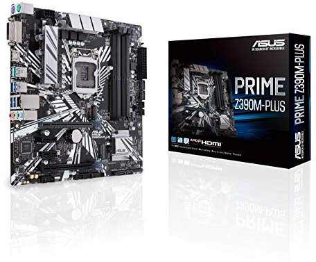 ASUS Prime Z390M-Plus 1151 Gaming Mainboard Sockel (mATX, Intel Z390, 4X DDR4-Speicher, USB 3.1)