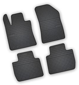 Bär-AfC PE62328 Gummimatten Auto Fußmatten Schwarz, Erhöhter Rand, Set 4-teilig, Passgenau für Peugeot 508 II Baujahr ab 10/2018 Kombilimousine, Kombi