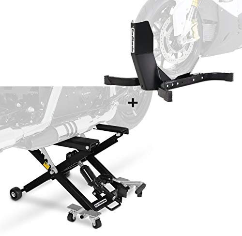 Hebebühne + Wippe kompatibel mit Chopper/Custombike Bad Boy Midlift XL BK CB10255