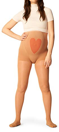 ITEM m6 - Umstandstrumpfhose mit Kompression für Schwangere, Blickdicht, 25 DEN, Größe M, Tall, Mama Tights