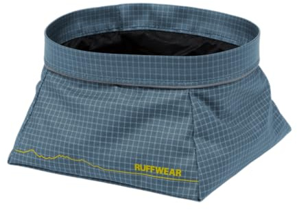 RUFFWEAR Great Basin Hundenapf, Leichter, zusammenfaltbarer Reise-Hundenapf für Futter und Wasser, Größe: Small, 0,75 L, Slate Blue